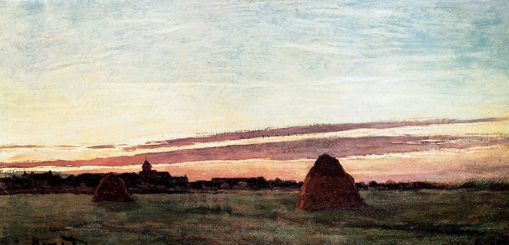 Claude Monet Haystacks At Chailly